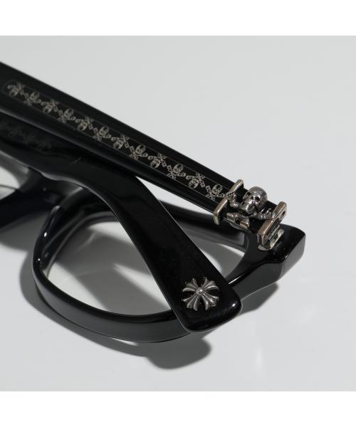 CHROME HEARTS メガネ FOTI H.T.2 スクエア ウェリントン 黒縁 CHROME HEARTS メガネ FOTI H.T.2 スクエア ウェリントン 黒縁