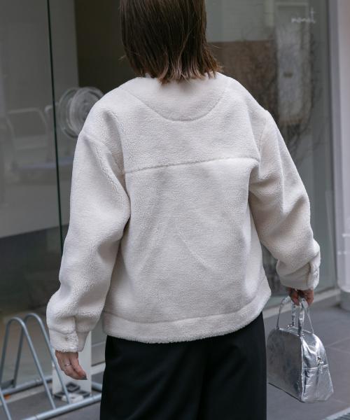 セール 20%OFF】FORK&SPOON ボアノーカラーブルゾン(506863665