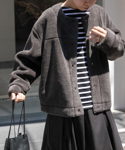 セール 20%OFF】FORK&SPOON ボアノーカラーブルゾン(506863665 セール 20%OFF】FORK&SPOON ボアノーカラーブルゾン(506863665