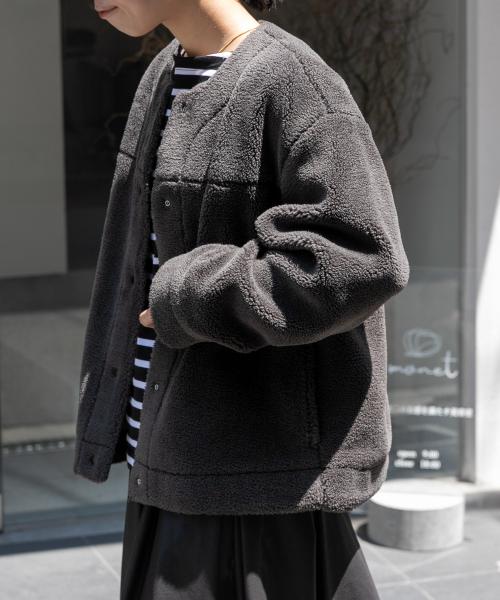 セール 20%OFF】FORK&SPOON ボアノーカラーブルゾン(506863665 セール 20%OFF】FORK&SPOON ボアノーカラーブルゾン(506863665