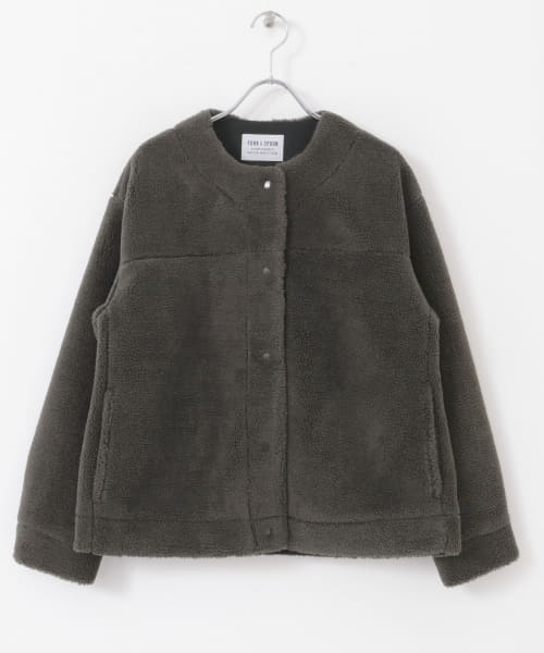 セール 20%OFF】FORK&SPOON ボアノーカラーブルゾン(506863665 セール 20%OFF】FORK&SPOON ボアノーカラーブルゾン(506863665