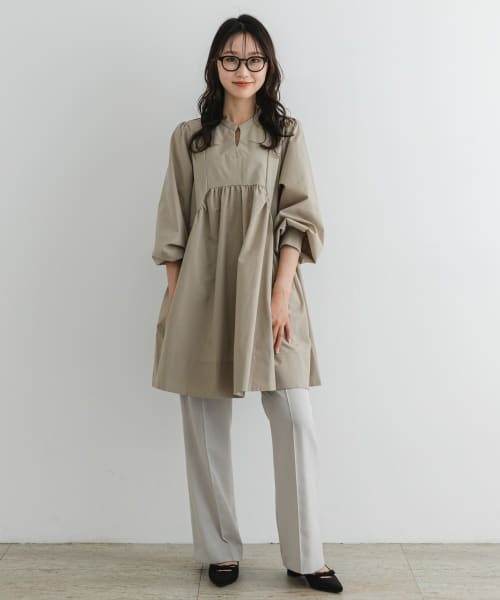 【激安アウトレット!】 セール 40%OFF】F by ROSSO イージーケアボリュームチュニック トップス