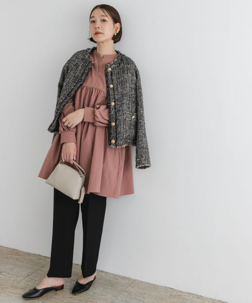 セール 40%OFF】F by ROSSO イージーケアボリュームチュニック