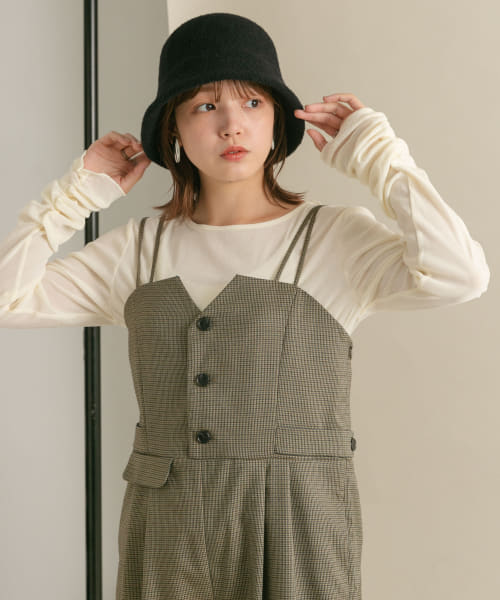 セール 50%OFF】シアーベロアシャーリングスリーブトップス