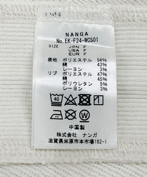 UR 別注 NANGA×EKAL ロゴ スウェット クーポン】【セール 40%OFF】『別注』NANGA×EKAL ロゴスウェット