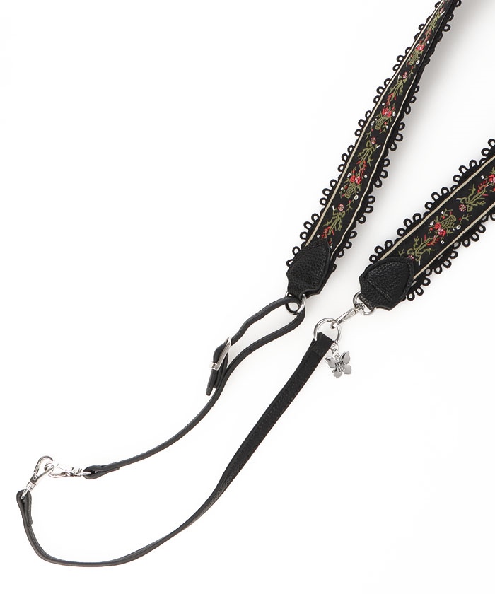 【ANNA SUI】ASスリング スマホストラップ アナスイ ANNA SUI ASスリング スマホストラップ （クロ） -人気