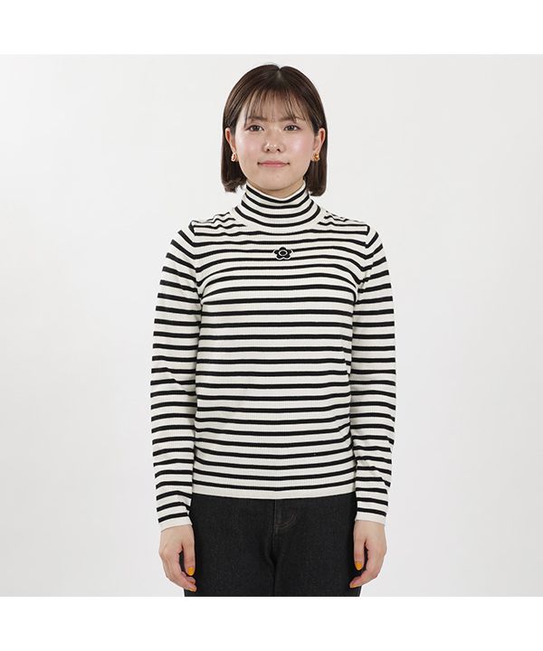 【おしゃれ】 マリークワント MARY QUANT サガラデイジータートルニット2 プル トップス