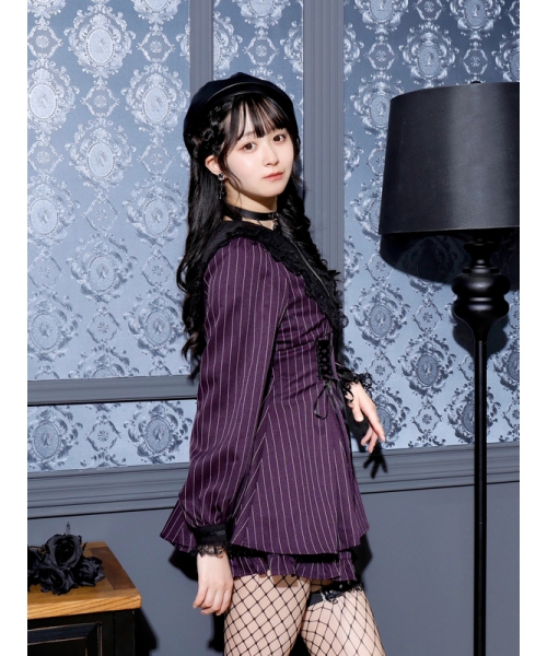 NOEMIE 7点セット ノエミー NOEMIE ローズ刺繍レースアップセットアップ(506865008