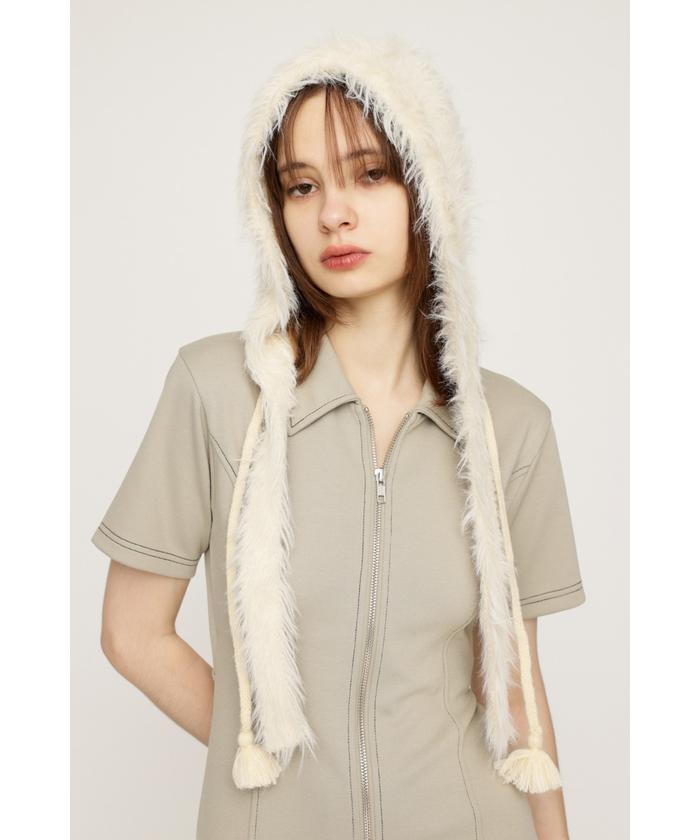 SHAGGY RIBBON BEANIE(506866113) | スライ(SLY) - d fashion