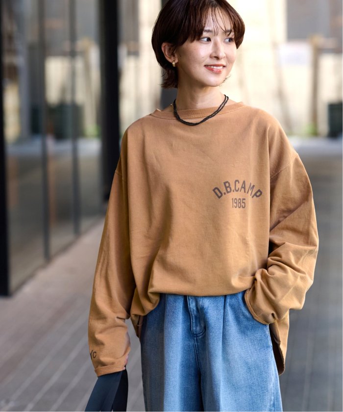 HOLIDAYS COMFORT】USAコットンインレイウラケプルオーバー
