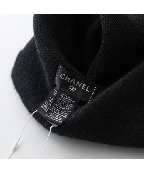 CHANEL ニット帽 AAA330 B17631 ココマーク (506866340 CHANEL ニット帽 AAA330 B17631 ココマーク (506866340