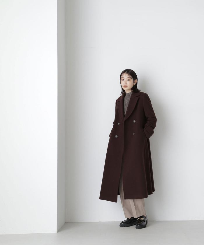 セール】ビッグカラーダブルチェスターコート 24AW(506514591