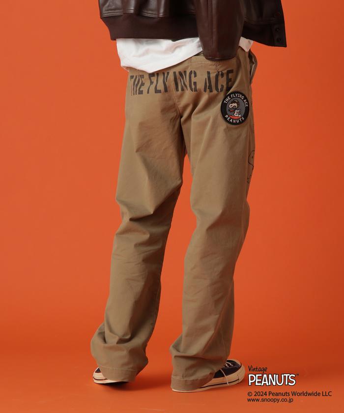 AVIREX×PEANUTS CHINO（チノ）　FLYING ACE 新品 AVIREX × PEANUTS》CHINO PANTS 