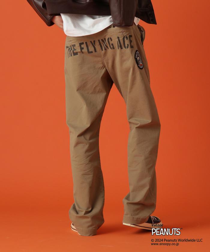 AVIREX×PEANUTS CHINO（チノ）　FLYING ACE 新品 AVIREX × PEANUTS》CHINO PANTS 