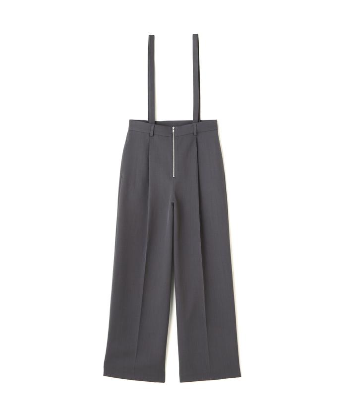 セール 50%OFF】サス付フロントジップワイドパンツ(506864546