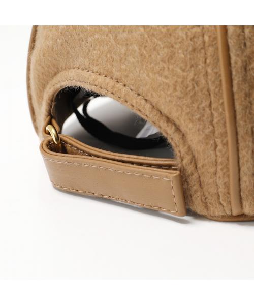 MAX MARA アウトレット●ヘリンボーン ベースボールキャップ アイボリー オーガニックギャバジン製ベースボールキャップ