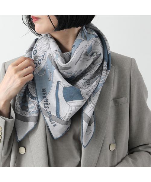 HERMES エルメス スカーフ CARRE カレH 100×100 104062T 104145T レディース カシミヤ シルク カシシル  フランス製 ストール ケース付き カラー2色 | インポートセレクトmusee