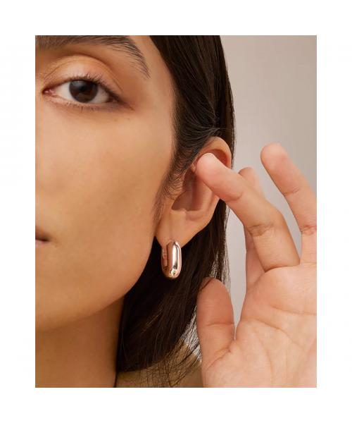 JENNY BIRD パフィーUリンクピアス Puffy U-Link Earrings | Gold U Hoops | JENNY BIRD