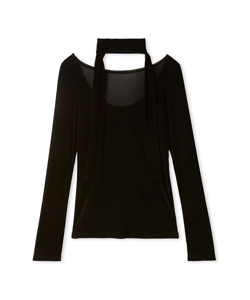 セール 40%OFF】フロッキープリント2wayトップス(506525715 セール 40%OFF】フロッキープリント2wayトップス(506525715
