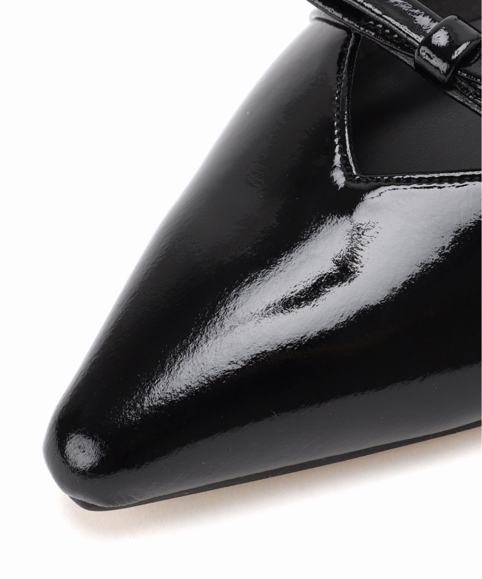 セール 30%OFF】3.5cmリボンストラップミュール(506606909) | ル