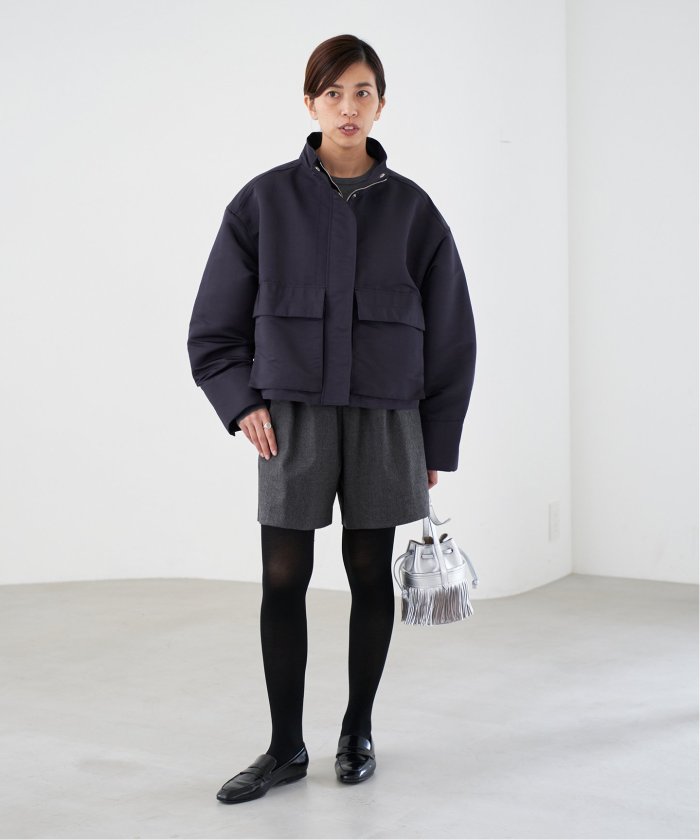 IENA ウォッシャブルウールショートパンツ ブラック ウォッシャブルウールショートパンツ(506869557) | イエナ(IENA