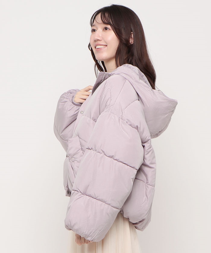 WEB限定】中綿BZ アウター ブルゾン ガーリー 冬(506860522 WEB限定】中綿BZ アウター ブルゾン ガーリー 冬(506860522