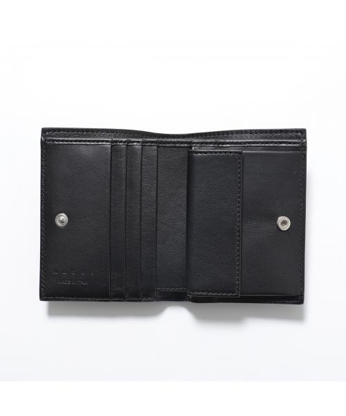 k*7様 マルニ 2つ折り財布 ブラック 美品 PFMOQ14Q10 P6533 セール】マルニ MARNI MARNI 二つ折り財布 PFMOQ14Q10 P6533