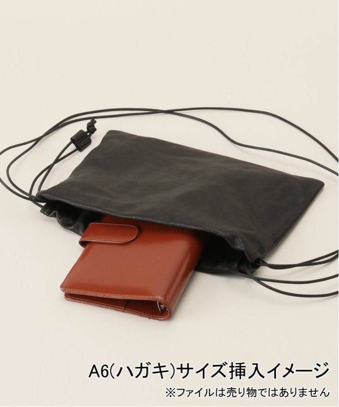 追加》les Tendre leather clutch バッグ(506871240