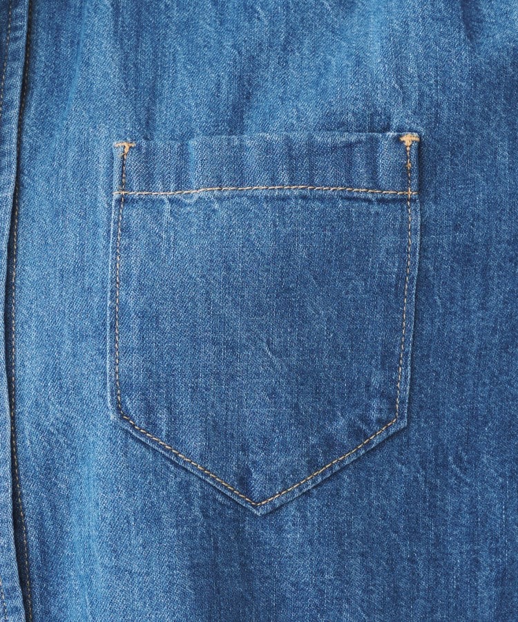 Healthy DENIM】Aloe（アロー）ボウタイデニムブラウス