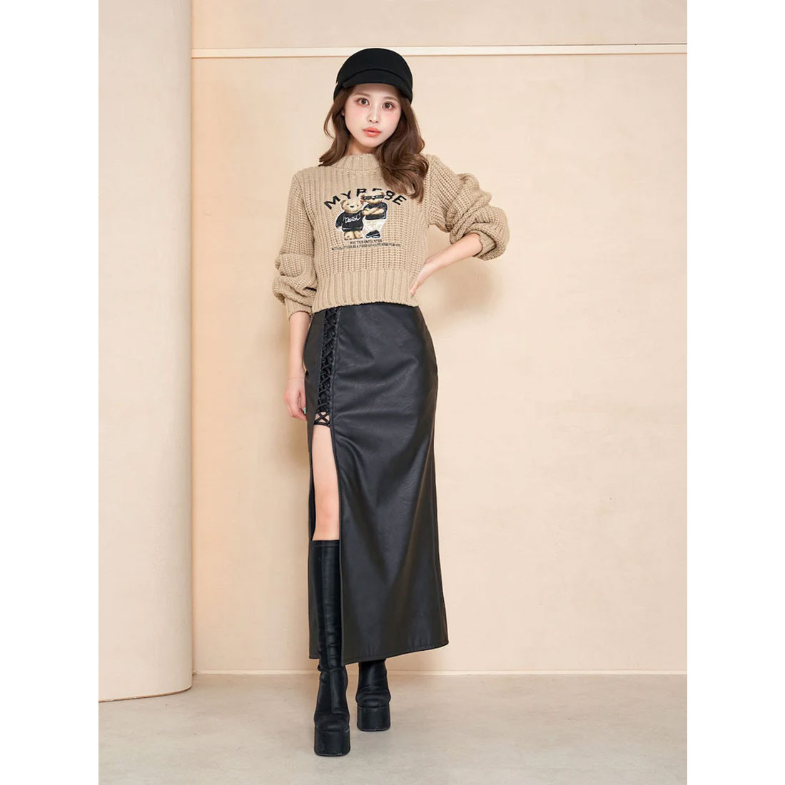 Dベアローゲージニットトップス(504994548) | Darich(Darich