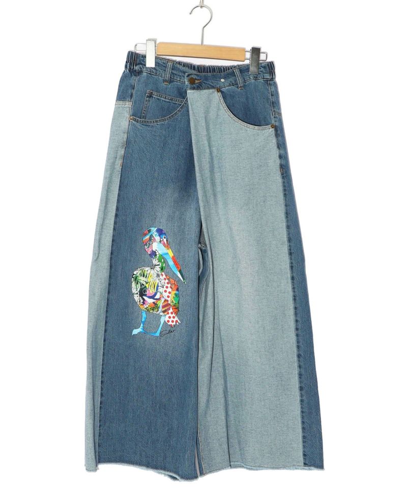 スカラー　パリティ　ワイド　パンツ　デニム 楽天市場】スカラー scolar（パンツ｜ボトムス）：レディース