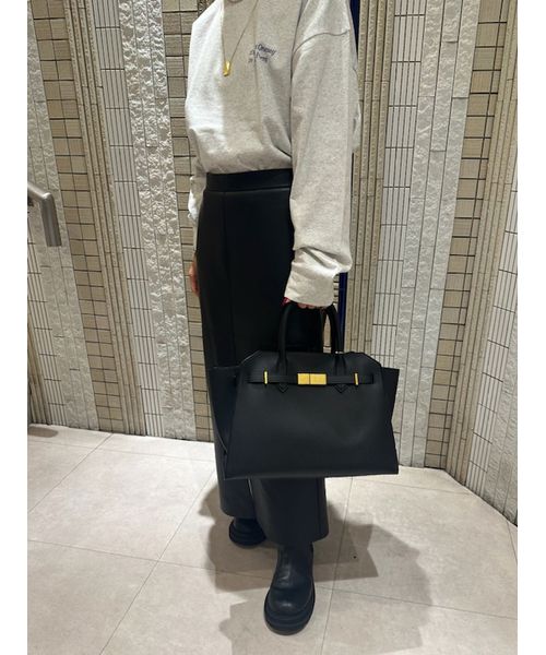 セール 50%OFF】ベルト付きラージハンドバッグ(506591358 セール 50%OFF】ベルト付きラージハンドバッグ(506591358