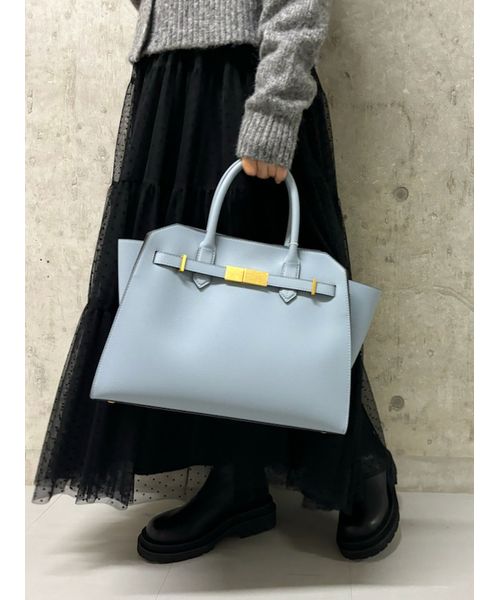 セール 50%OFF】ベルト付きラージハンドバッグ(506591358 セール 50%OFF】ベルト付きラージハンドバッグ(506591358