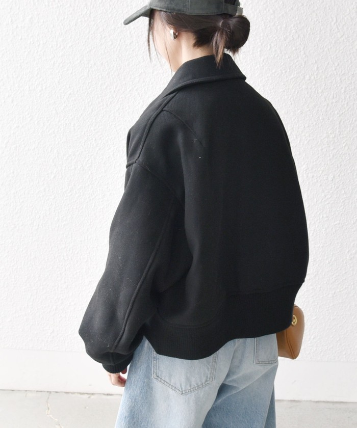 ANDMARY アウター コンビニ セール 40%OFF】SHIPS any: ウールミックス 襟付き コンパクト
