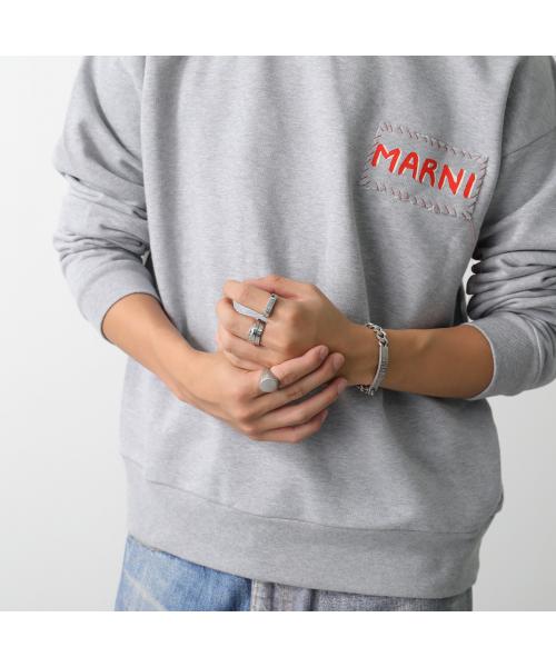 新作★個性的なデザイン【MM6】Minimal Logo ブラス リング お洒落に差をつける《MM6 Maison Margiela》のアクセサリー