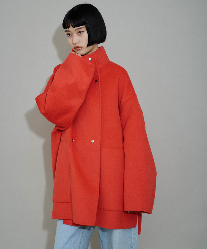 セール 30%OFF】【WEB限定・サステナブル】スタンドカラーハーフ