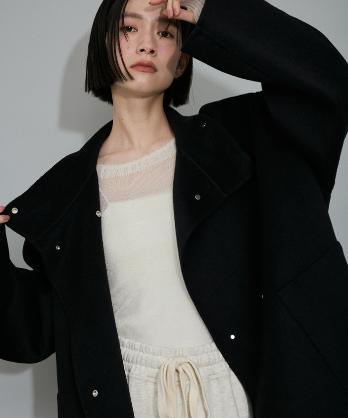 セール 30%OFF】【WEB限定・サステナブル】スタンドカラーハーフ
