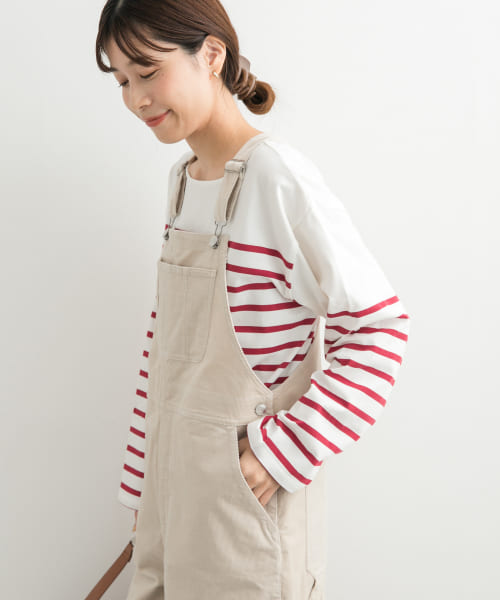 クーポン】【セール 50%OFF】『UR TECH』コーデュロイサロペット
