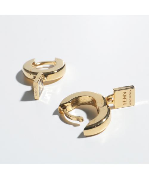 セール】FENDI フープピアス FOREVER 8AH990 TL9 FFロゴ
