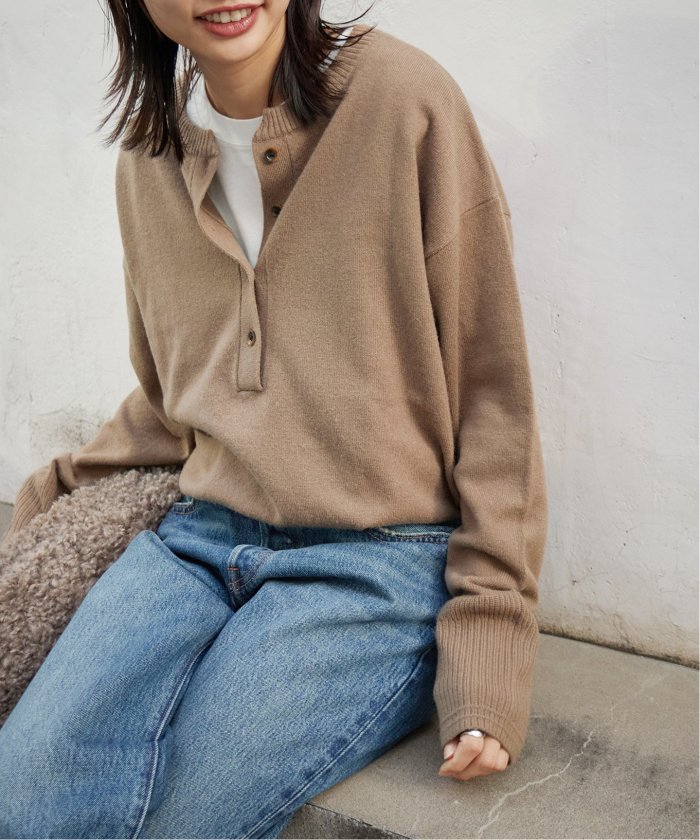 セール】ウールカシミヤ2WAYヘンリー(506874472) | ジャーナルスタンダード(JOURNAL STANDARD) - d fashion