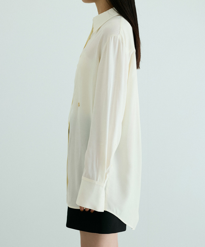 【ADAM ET ROPE】美品　アダムエロペ　ナローロング長袖シャツ　ブルー セール】ロング＆ナローシャツ(506874702) | アダム エ ロペ