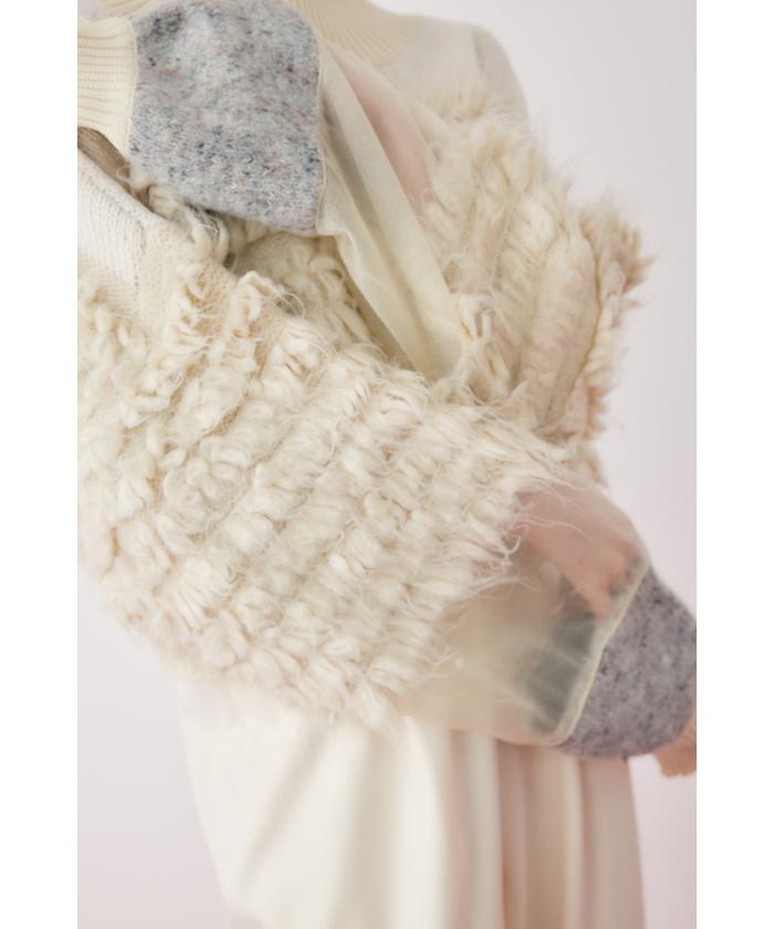 Mix knit short tops(506875332) | ヘリンドットサイ(HeRIN.CYE