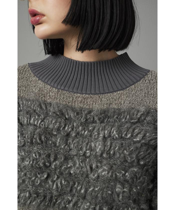 Mix knit short tops(506875332) | ヘリンドットサイ(HeRIN.CYE