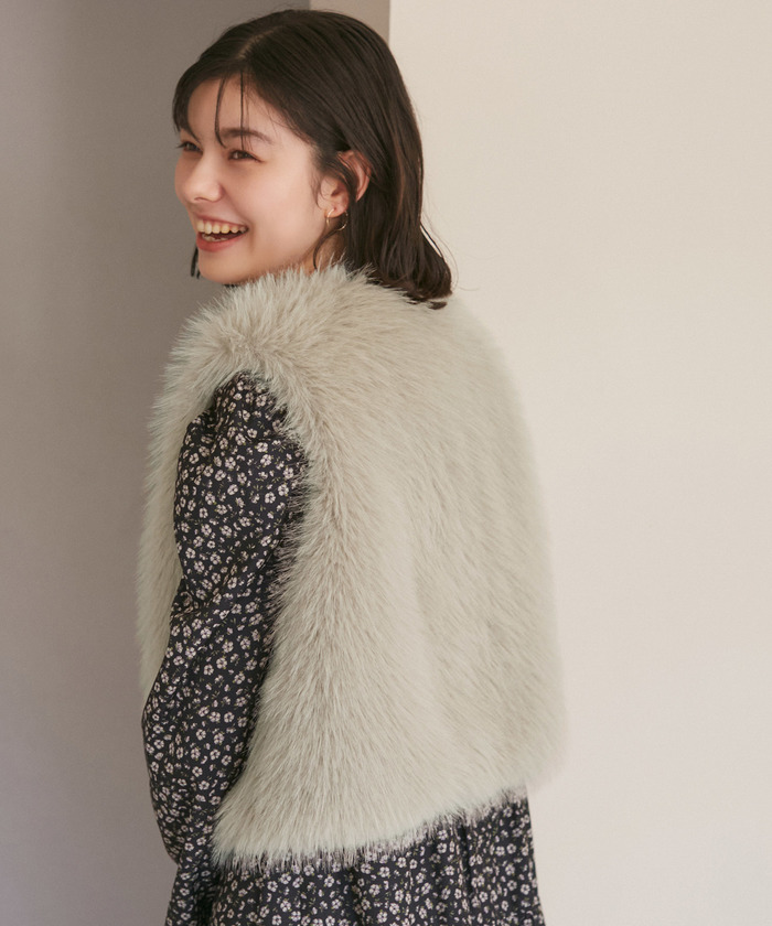 Spick and Span TICCA / ティッカ WOOLファーベスト Spick & Span（スピックアンドスパン）の「ファーニットベスト