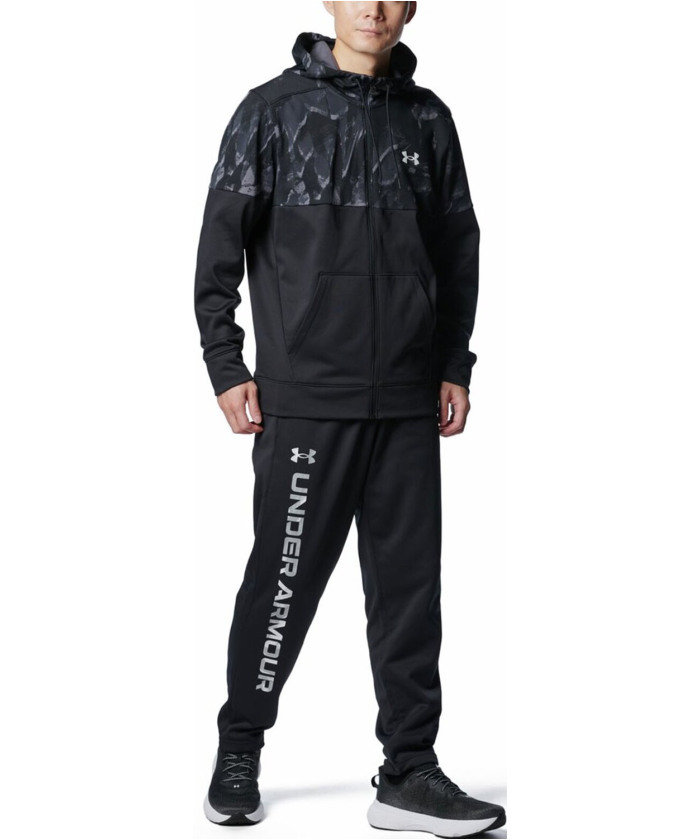 UNDER ARMOUR ノベルティフルジップ フーディー ジョガーパンツ 上下 UNDER ARMOUR ノベルティフルジップ フーディー ジョガーパンツ 上下