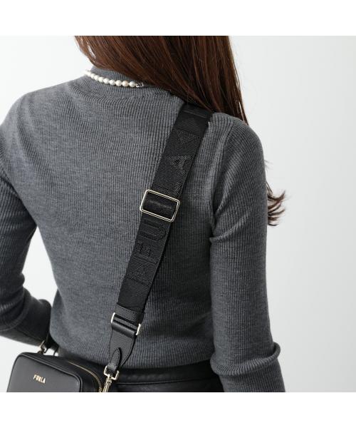 極美品✨FURLA ショルダーバッグ クロスボディ 大容量 ブラック