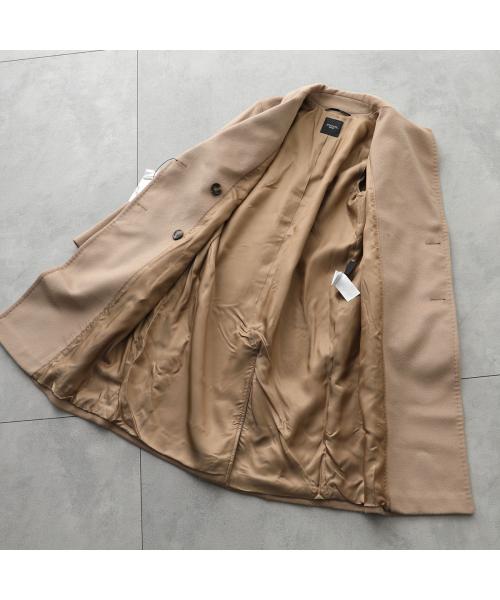 WEEKEND MAX MARA PETRA ウォッシュドレザーダスターコート Washed leather duster coat, chocolate | Weekend Max Mara