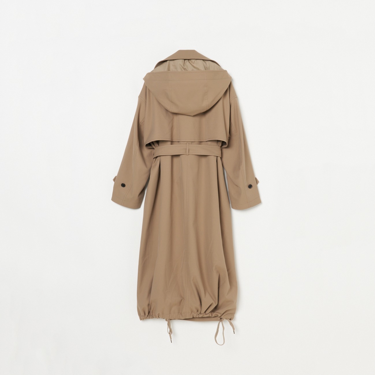 美品 HELIOPOLE エリオポール タフタライトトレンチコート 撥水 セール 40%OFF】HOODED TRENCH COAT(506876409) | エリオポール