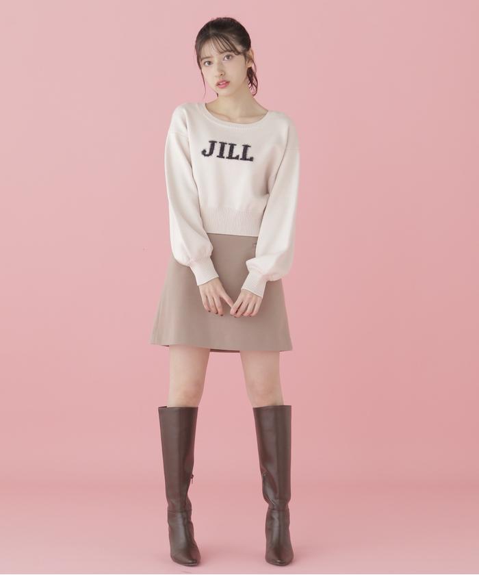 JILL by JILLSTUART バリエーションジャガード ロゴ ニット セール 30%OFF】バリエーションジャガードロゴニット(506269706