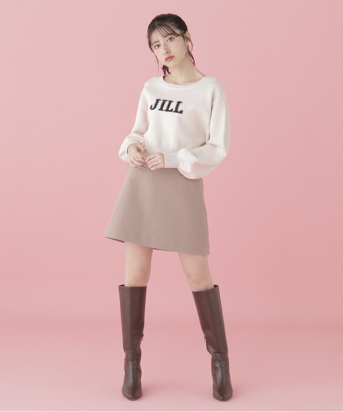 JILL by JILLSTUART バリエーションジャガード ロゴ ニット バリエーションジャガードロゴニット | JILL by JILL STUART